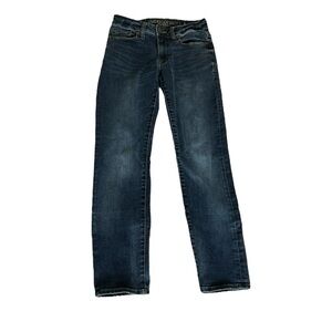 American Eagle Jeans Women's Size 26x28 Flex Skinny Blue Denim Medium Wash